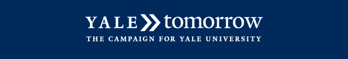YALE Tomorrow, the Campaign for Yale University.